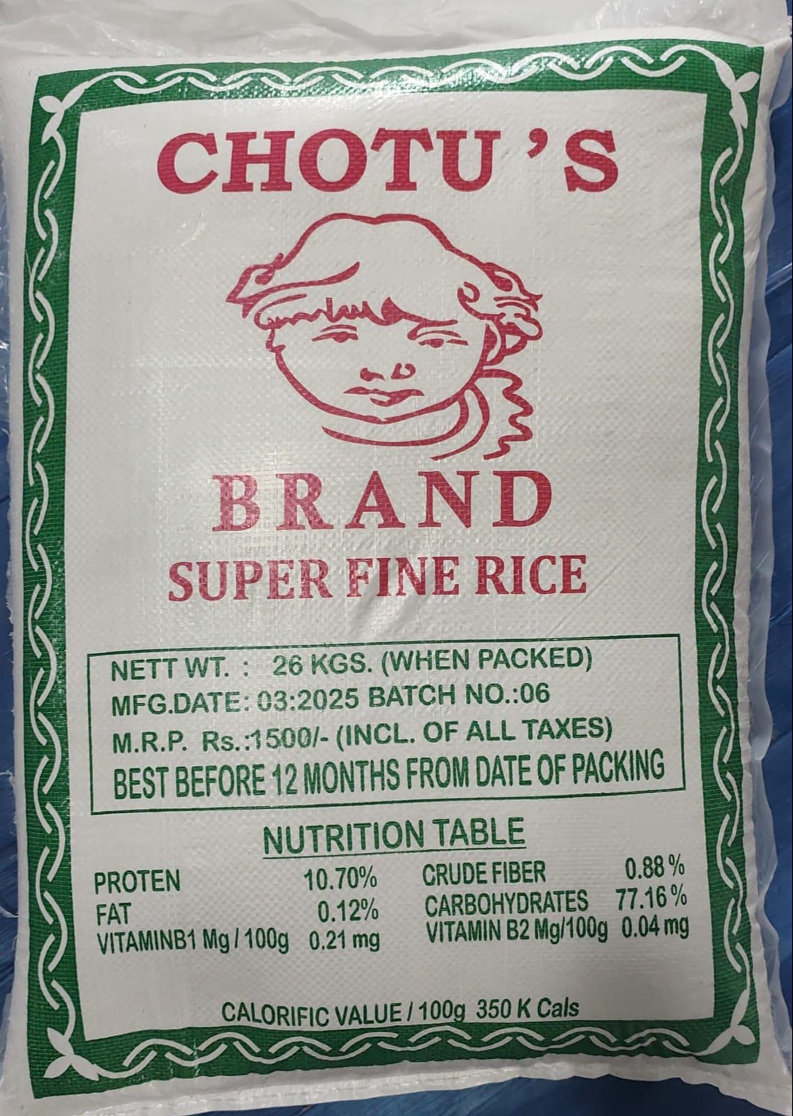 CHOTU DOSA RICE 26KG